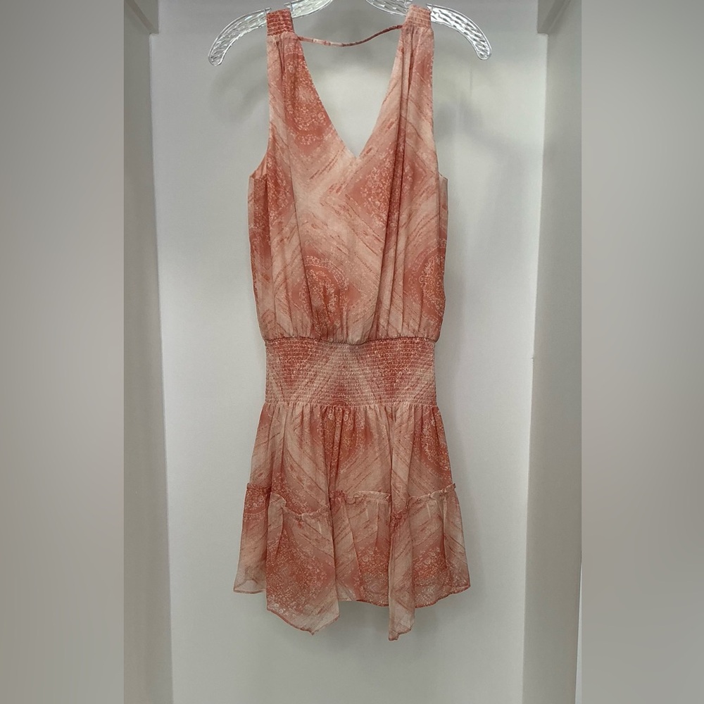 NWT Ramy Brook Sandra Silk Blend Mini Dress ~ Size M - Picture 2 of 5